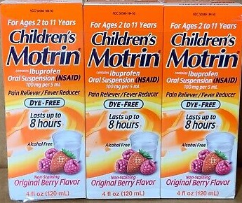 MOTRIN JARABE CHILDREN'S 3 PACK
