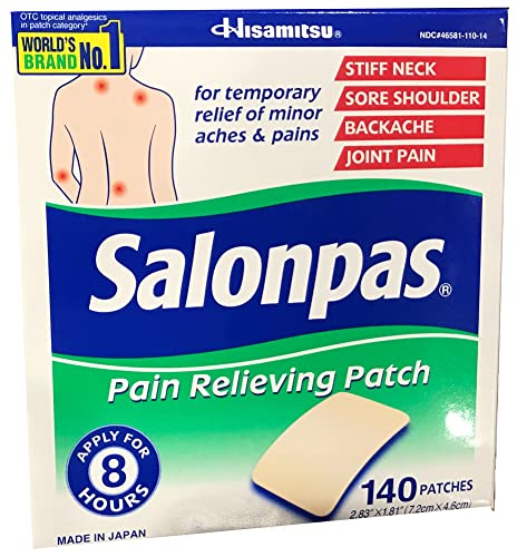 SALONPAS PAIN RELIEF PATCH 140P