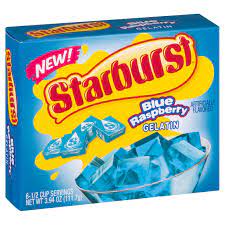 STARBURST BLUE RASPBERRY GELATINA