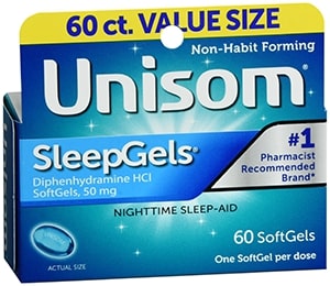UNISOM SLEEPGELS 60 SOFTGELS