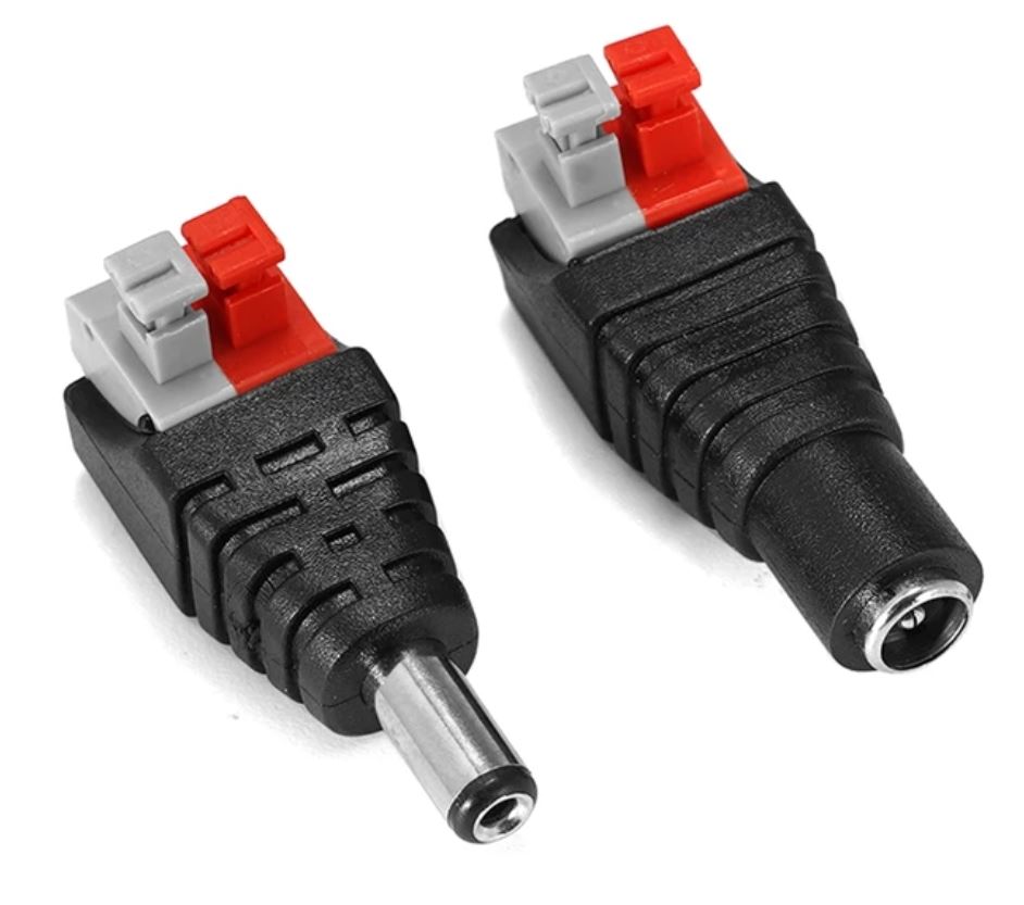 PAREJA DE VOLTAJE DE PRESIÓN, 3.5mm. COLOR GRIS