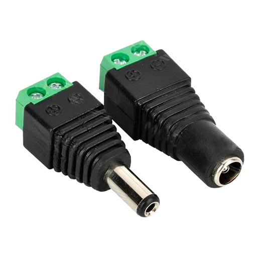 [Pareja] PAREJA DE VOLTAJE DE TORNILLO, 3.5mm. COLOR VERDE